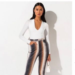 Akira white bodysuit